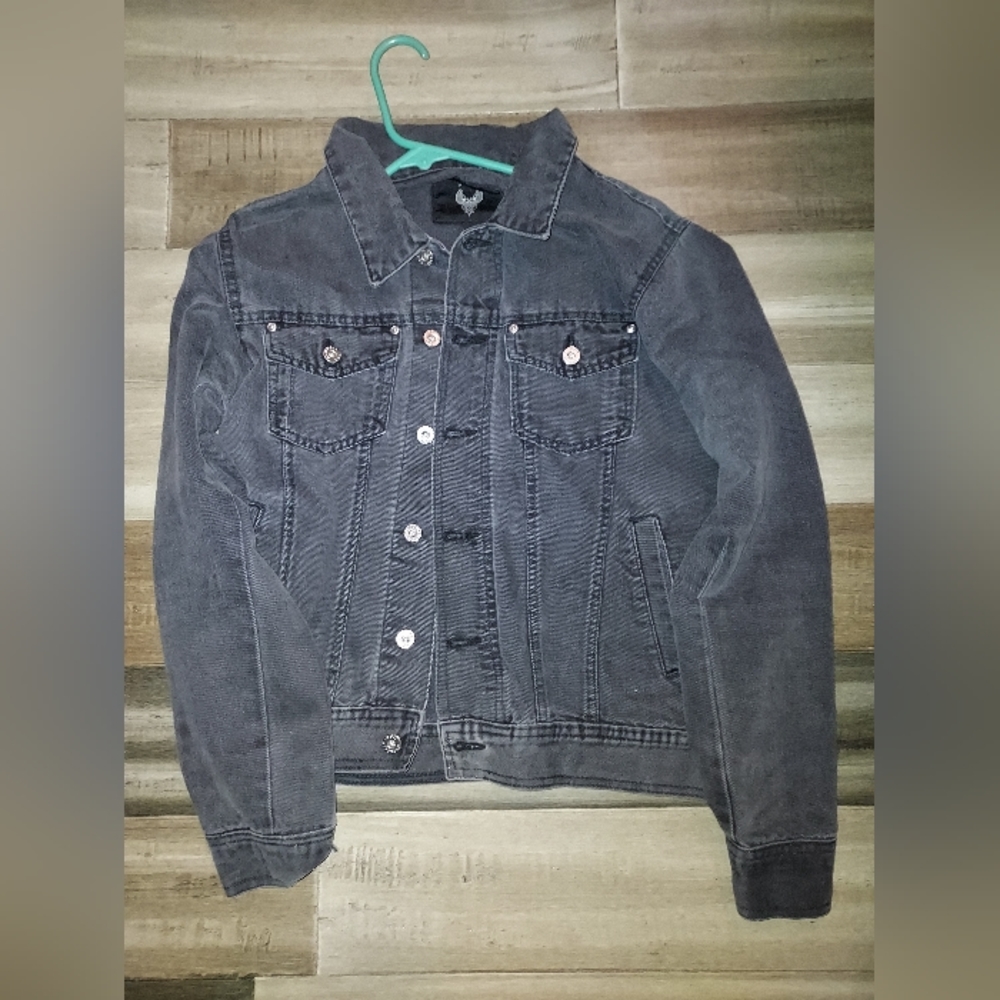 Men's small denim jean jacket